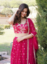 Special Wedding Wear Lehenga Choli in Pink Colour